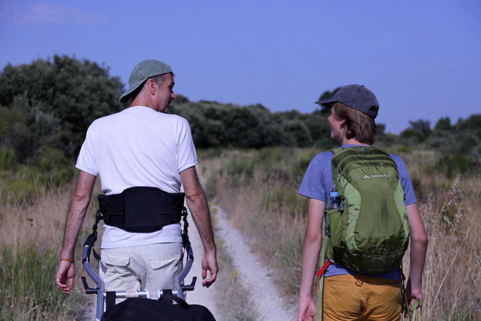 Vater und Sohn pilgern nach Santiago-image