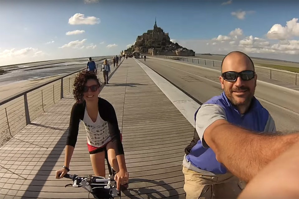 Touring France on Folding Bikes